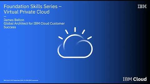 IBM Cloud Foundation Skill Series - Create a VPC VSI from a Template