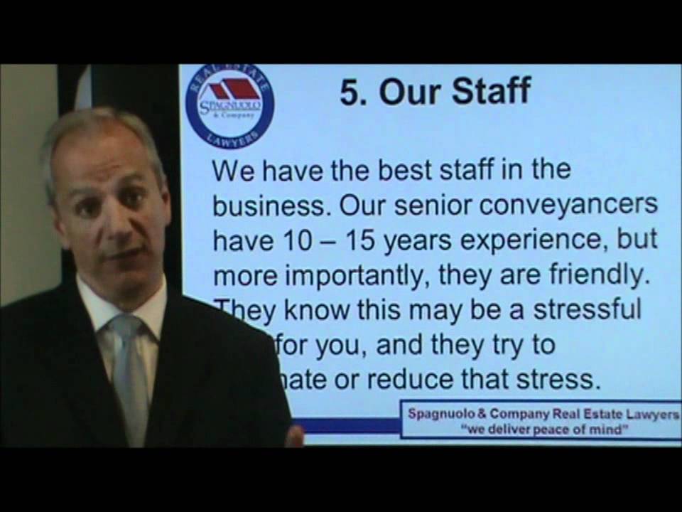 Why Spagnuolo & Company Real Estate Lawyers?