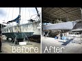 ⛵️Sailboat EXTREME makeover!! [after 22 years on the hard] (Part 1) LTP#099