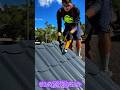 Fast Metal Roof Sheet Cutting Technique | Precision Roofing Installation.
