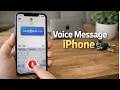 How to Send a Voice Message on iPhone (2026) - iMessage &amp; More