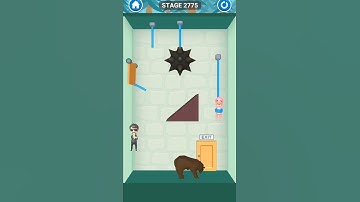 rescue cut rope puzzle stage 2775| rescue cut rope puzzle game for android and iOS #short