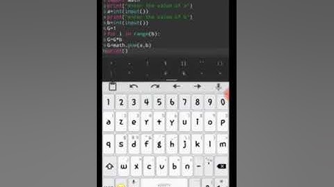 @language python:comment calculer la puissance d