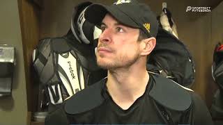 Sidney Crosby PostGame Interview | Edmonton Oilers vs Pittsburgh Penguins