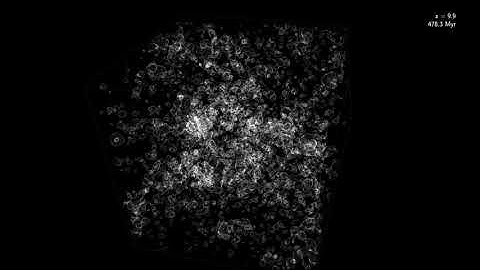 3D rendering of ionization front evolution in Thesan-1