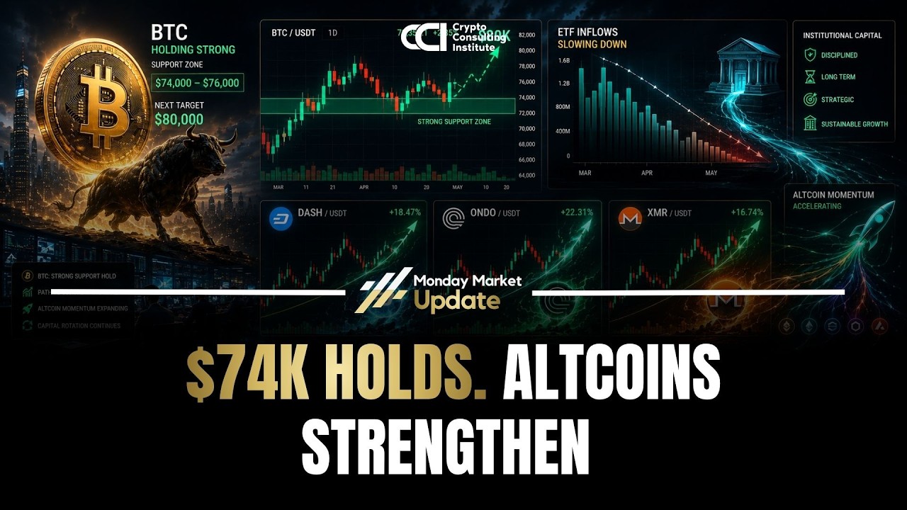 $74K Holds. Altcoins Strengthen ⚡