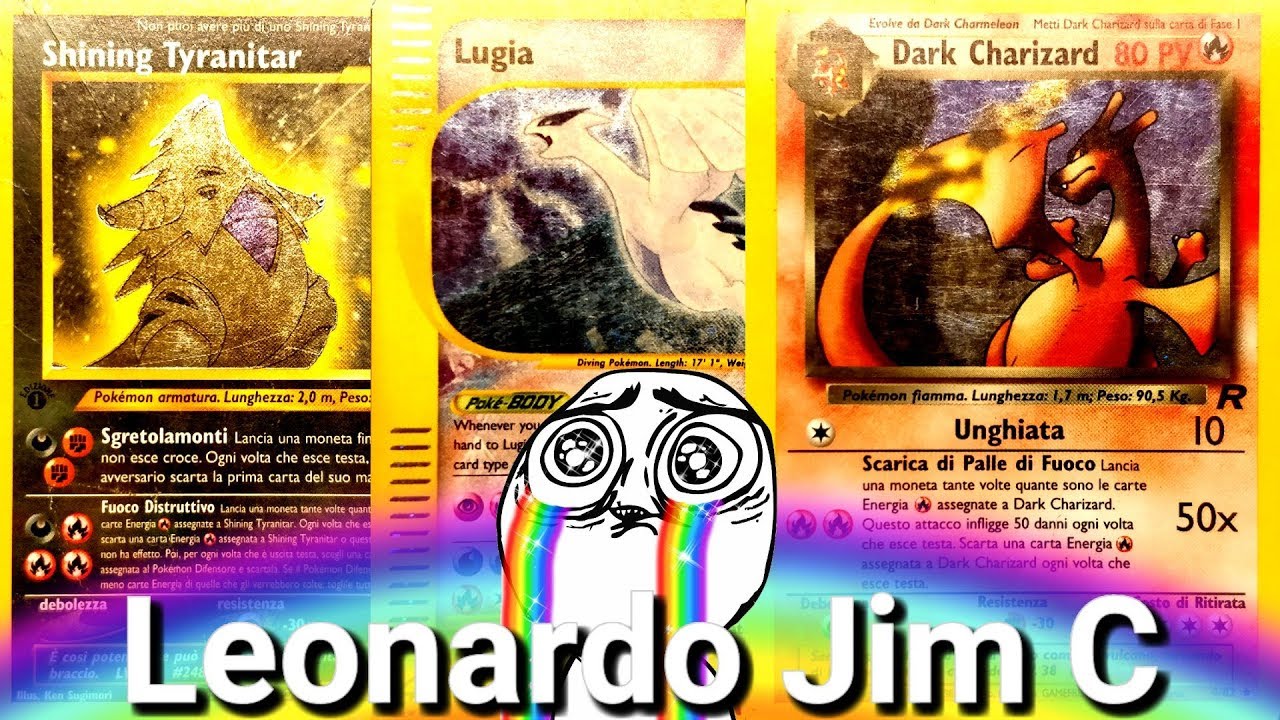 HO COMPRATO CARTE POKEMON RARISSIME DI 20 ANNI FA ! Shining/Crystal ...