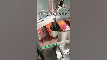 Automatic side labeling machine #labelingmachine #sidelabelingmachine #lipsticklabelingmachine
