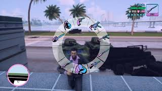 Gta Vice City Definitive Edition Haitians Gang Shootout Six Star Wanted Level Escape