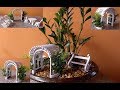 DIY Decoração com Tubo PVC Mini Entrada para Mini Jardins