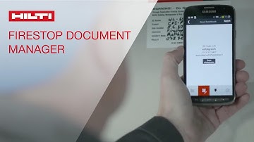 INTRODUCING the Hilti CFS-DM Firestop Documentation Manager
