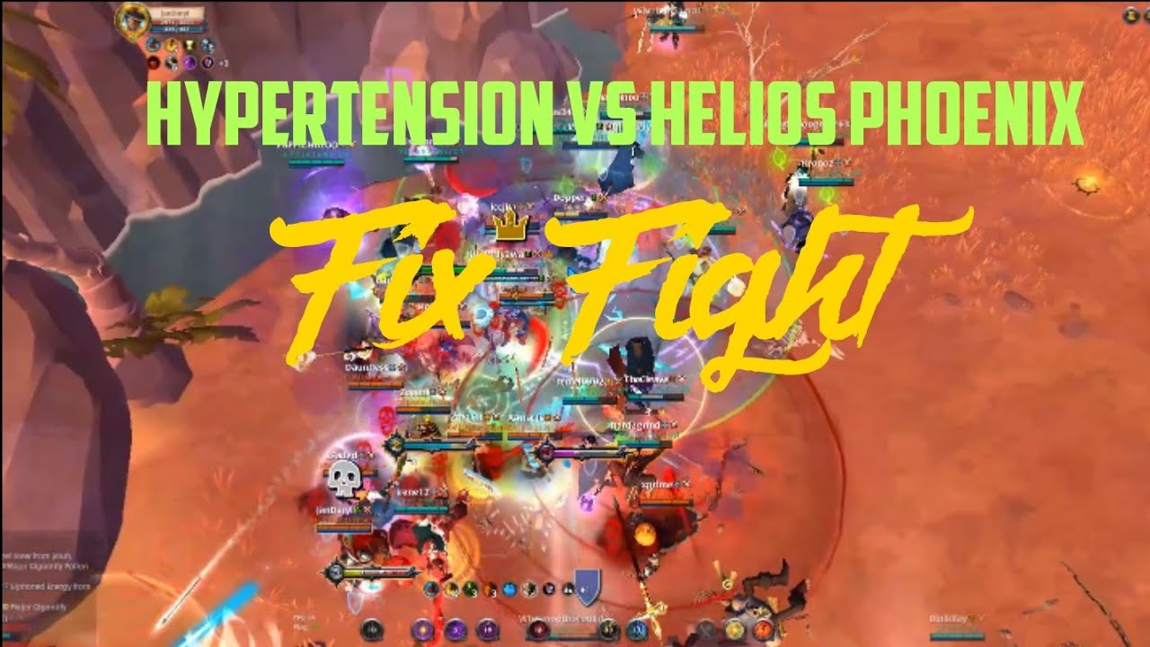 HYPERTENSION vs Helios Phoenix Fix Fight - Albion Online