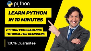 Learn Python in 10 Minutes | Python Programming Tutorial for Beginners