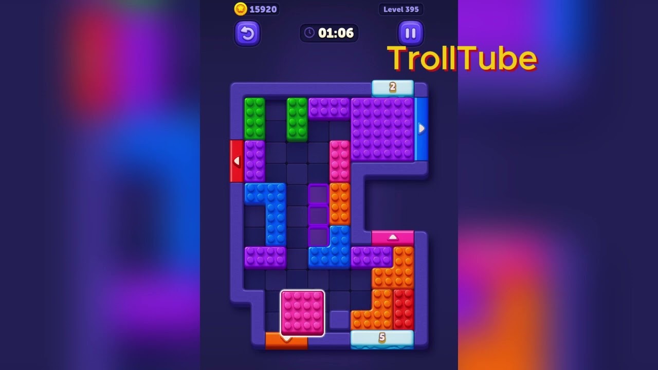 Block Out Level 395 - YouTube