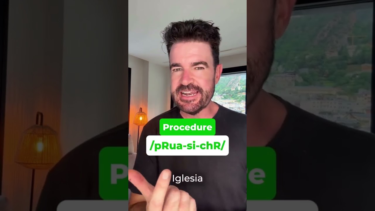 Cómo pronunciar Procedure en inglés (procedimiento)