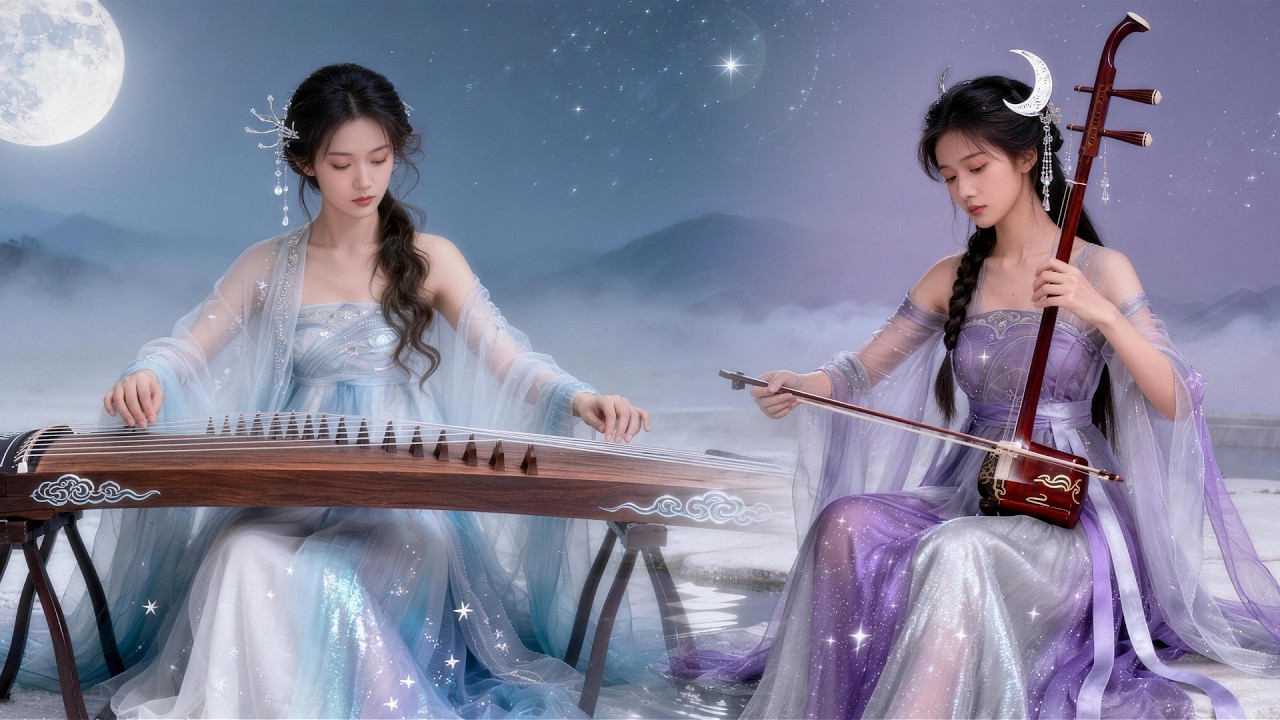 古箏二胡 · 靜境流年｜古風助眠音樂・深度放鬆・療癒睡眠時光｜Guzheng & Erhu Timeless Serenity Sleep Music