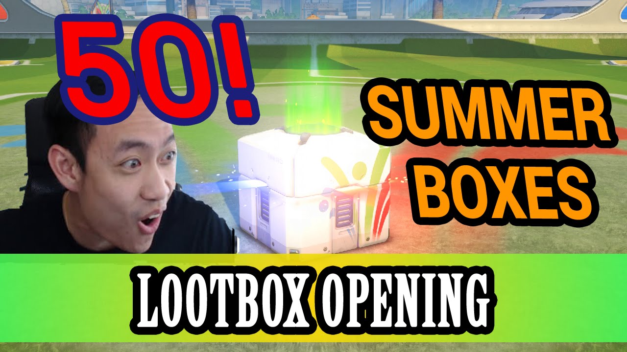 Overwatch - 50 Summer Games Lootbox Opening! :D LEGENDARIESSS