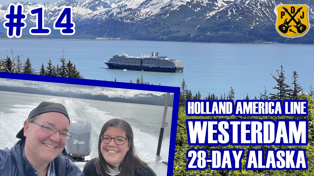 HAL Westerdam Pt.14 - Homer Spit, Ashore Water Taxi Ride Along, Boardwalk Fish & Chips, Orange Party