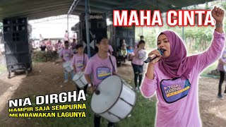 KEBERANIAN LUAR BIASA NIA DIRGHA MEMBAWAKAN LAGU MAHA CINTA VERSI KOPLO JALANAN IRAMA DOPANG