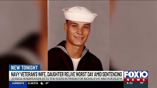Family finds some closure as driver sentenced in Navy veteran’s hit-and-run death