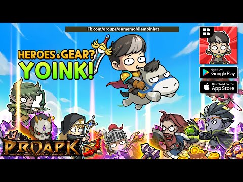 Heroes & Gear? Yoink! Gameplay Android  iOS (Global Launch)