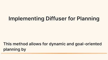 Diffusion Based Planning: The Future of Flexible Behavior Synthesis!
