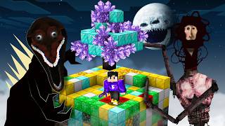 BOTEI 199 MODS DE TERROR EM UMA CHUNK QUE MUDA A CADA MINUTO!