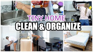 Organize And Cleaning Motivation | Tiny Home Declutter | Clean With Me 2023
