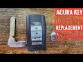 ACURA KEY FOB BATTERY REPLACEMENT TUTORIAL