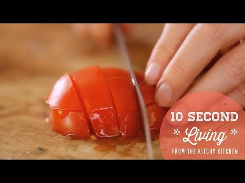 How to Dice Tomatoes // 10 Second Living