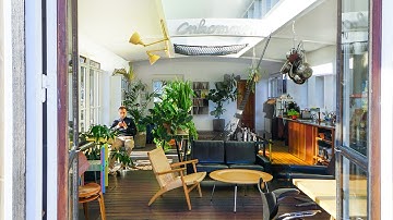 An Eclectic Industrial Loft Apartment Tour in Copenhagen, Denmark | Interior Design Home Living