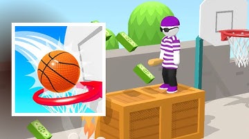 Bounce Dunk - Basketball Game 1-10 Gameplay | TikTok Walkthrough Android,ios