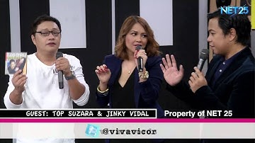 TOP SUZARA & JINKY VIDAL NET25 LETTERS AND MUSIC Guesting (Part 1)