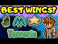 BEST AND EASIEST WINGS! Terraria Wings Guide! Best Wing Progression Guide for Terraria Journey's End