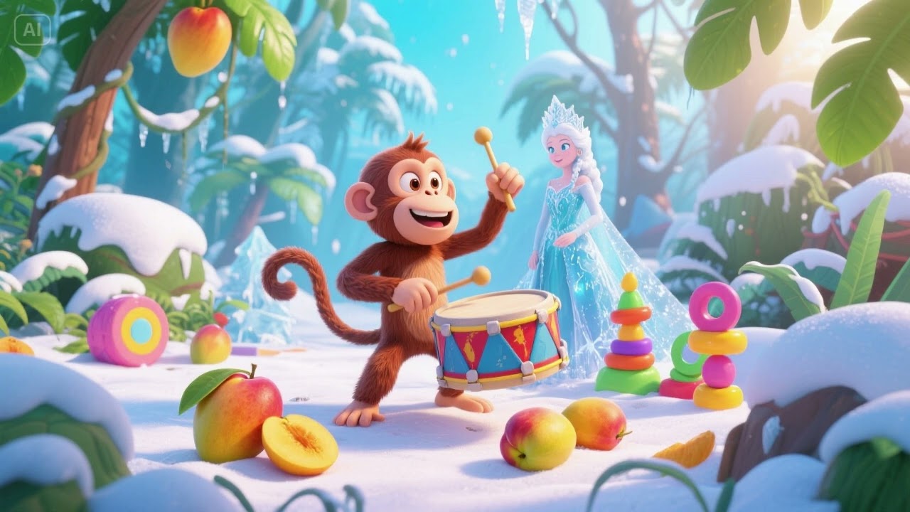 Monkey Mango Elsa’s Jungle Drum 6 | Beat the Rhythm of the Jungle!