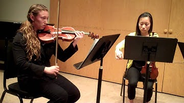 String Quartet in F Major, op 3, #5; Joseph Haydn (Presto, Andante cantabile, Scherzando)