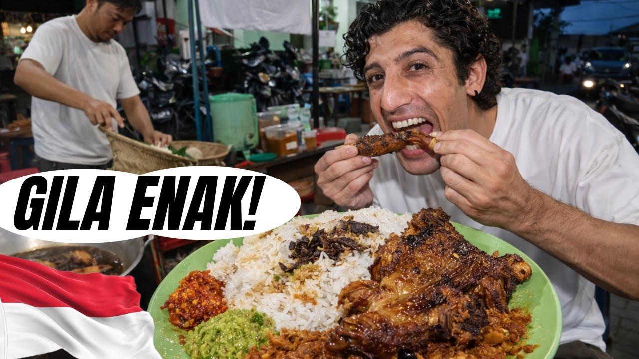 BULE TURKI KAGET! BUKA PUASA INDONESIAN NASI BEBEK 😱🇮🇩