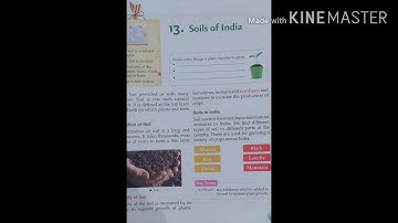 Class 4 sst chapter 13 soils of India