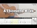 A Thousand Miles - Vanessa Carlton | Fingerstyle Guitar | TAB   Chords   Lyrics