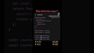 #closure question  #javascript