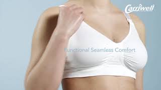 Video: Carriwell Seamless GelWire Maternity & Nursing Bra, black