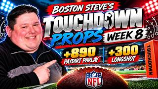 Boston Steve's Week 8 NFL Touchdown Parlays and Props