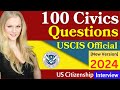 US Citizenship Interview 2024, US Citizenship Test | 100 Civics | Practice 100 Civics Questions