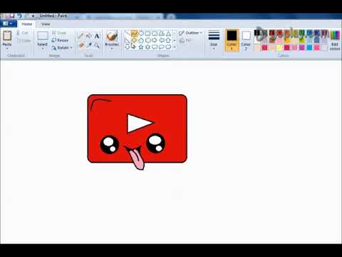 How To Draw Cute Youtube Icon Kawaii Youtube Logo Youtube