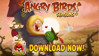 Angry Birds Seasons - Valentine's Day Fairy Hogmother Levels 1-5 screenshot 3