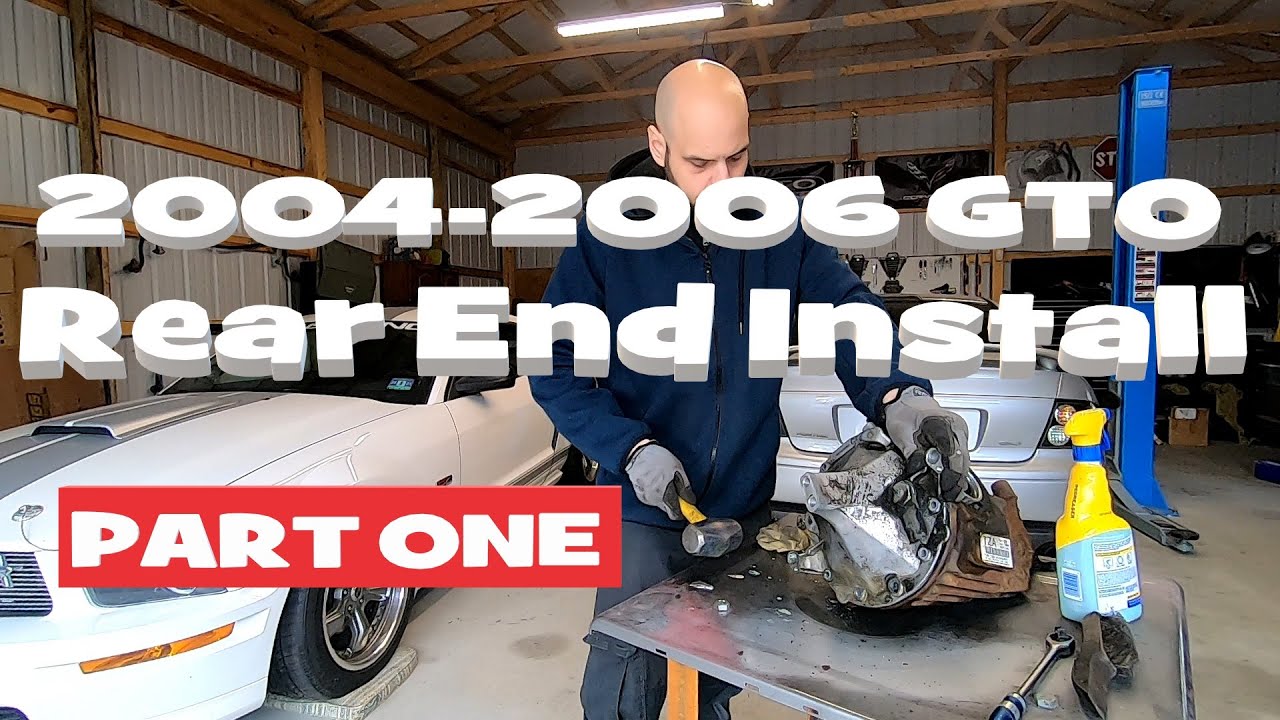 Rear End Noise? 2004-2006 GTO Holden Differential Swap 4K - YouTube