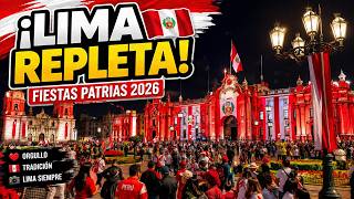 ¡Lleno TOTAL por Fiestas Patrias! 🇵🇪 Recorrido Jr. de la Unión y Plaza de Armas de Lima 🔥
