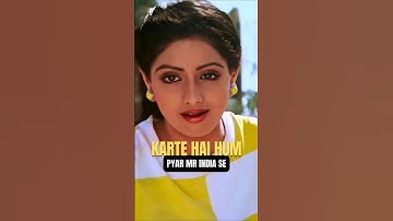 Karte Hain Hum Pyar | Anil Kapoor | Sridevi | Kishore Kumar | Kavita Krishnamurthy | Mr India (1987)