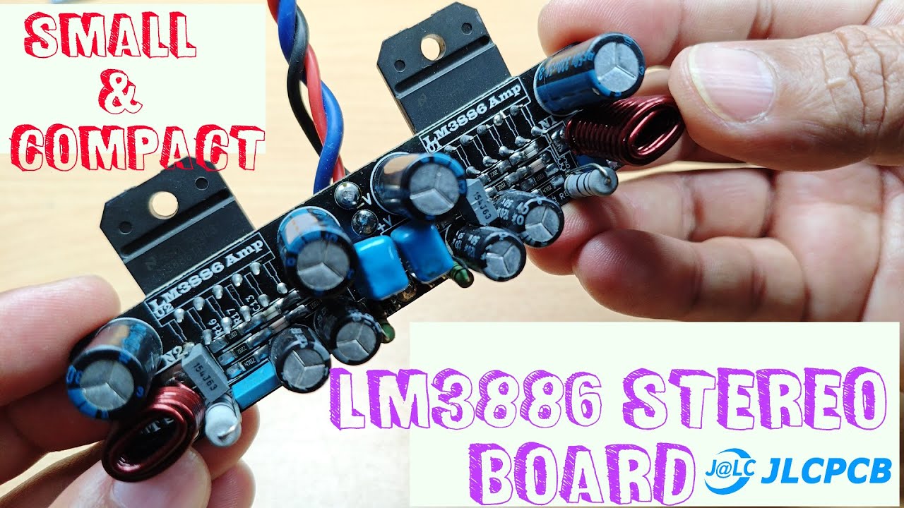 LM3886 STEREO AMPLIFIER, SMALL AND HIGH PERFORMANCE| In Hindi|