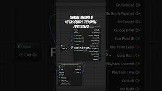Unreal Engine 5 MetaSounds Tutorial: Footsteps #gameaudio #sounddesign #unrealengine #gamedevlife